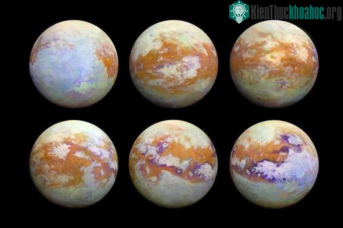 6 bức ảnh về Titan được tàu Cassini gửi về