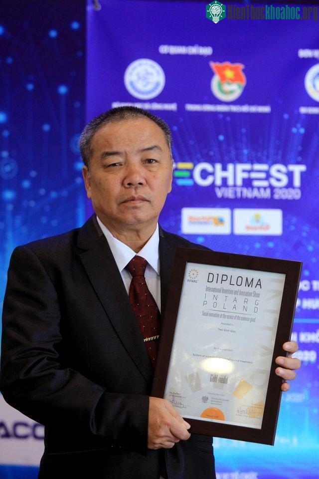Nhà sáng chế Trần Đình Giao.
