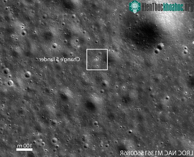 Tàu NASA chụp ảnh trạm đổ bộ Trung Quốc trên Mặt trăng ảnh 0