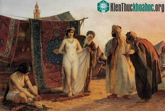 Ấu nô da trắng thì bị bán cho Đế chế Ottoman, làm lính.