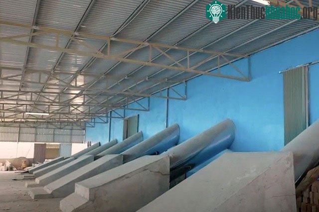 Giải pháp bẻ gập ống khói xuống lòng đất được đánh giá cao