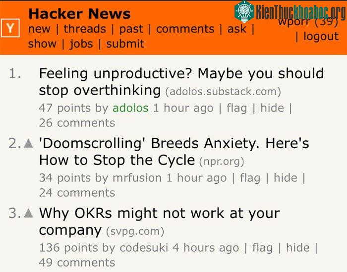 Bài đăng blog giả của Porr, viết dưới nickname giả "adolos"