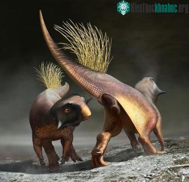 Hình ảnh mô phỏng khủng long Psittacosaurus.