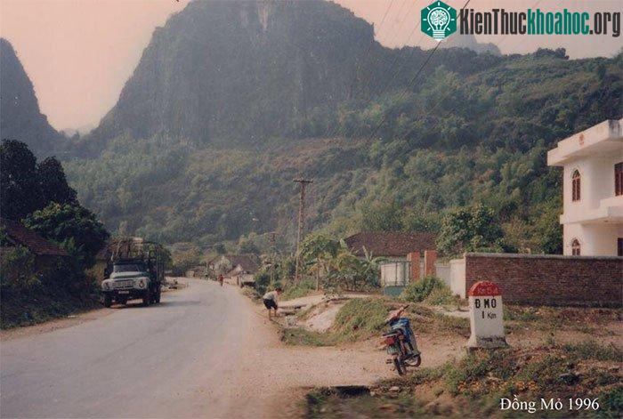 Đường quốc lộ 1 đoạn gần tới Đồng Mỏ.&nbsp;
