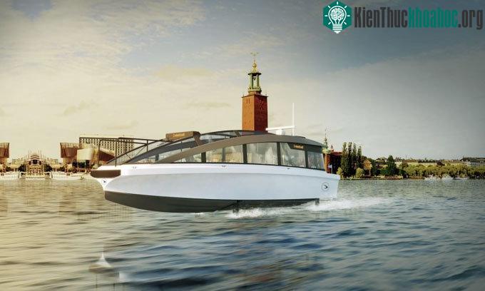 Thiết kế của mẫu xuồng điện cánh ngầm P-30.