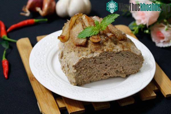 Pate chay có thành phần chính là nấm.