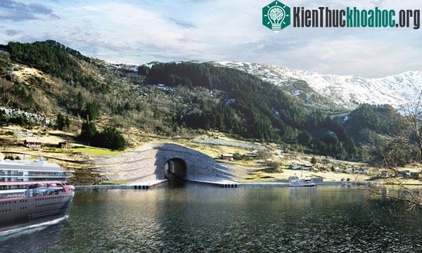 Hầm Tàu Stad giúp tàu thuyền tránh được tuyến đường vòng nguy hiểm