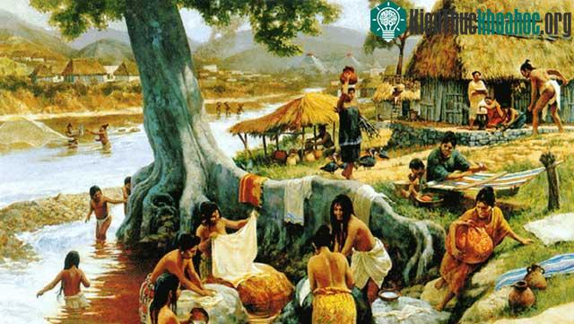Cảnh sinh hoạt của người Maya cổ đại