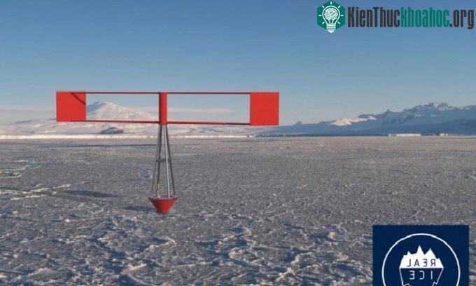 Thiết kế của cỗ máy tái tạo băng vùng cực do công ty Real Ice chế tạo.