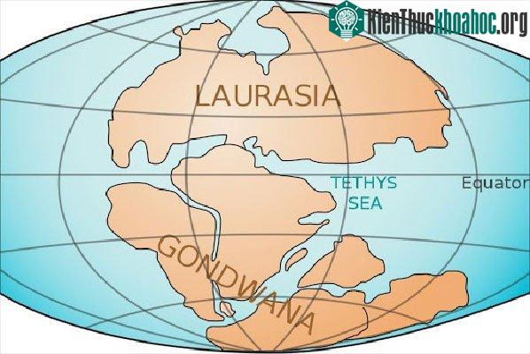 Siêu lục địa&nbsp;Gondwana vào 200 triệu năm trước