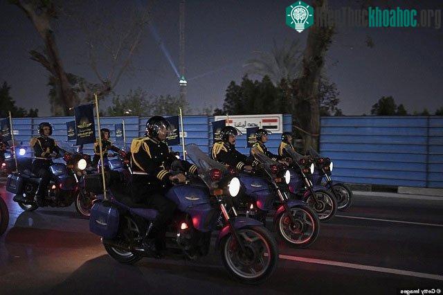 An ninh được siết chặt tại buổi lễ diễu hành.