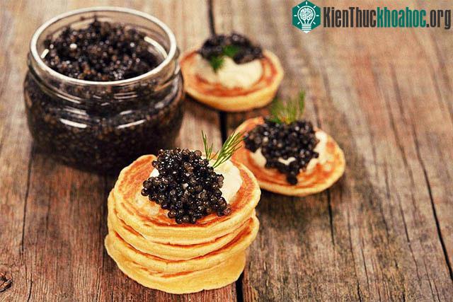 Trứng cá tầm trắng muối