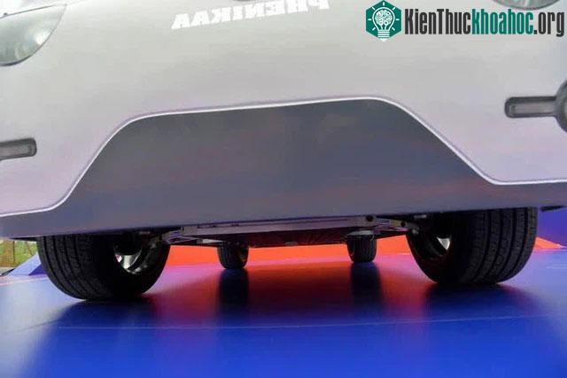 Hệ thống pin của xe điện tự hành Phenikka.