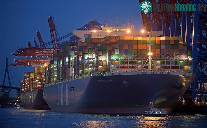 MOL Triumph có tải trọng 192.672 tấn, độ mớn nước 16 m.