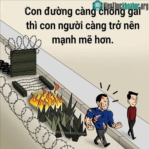 Không vượt qua khó khăn, bạn sẽ lấy đâu ra kinh nghiệm và sức mạnh để hoàn thiện bản thân?