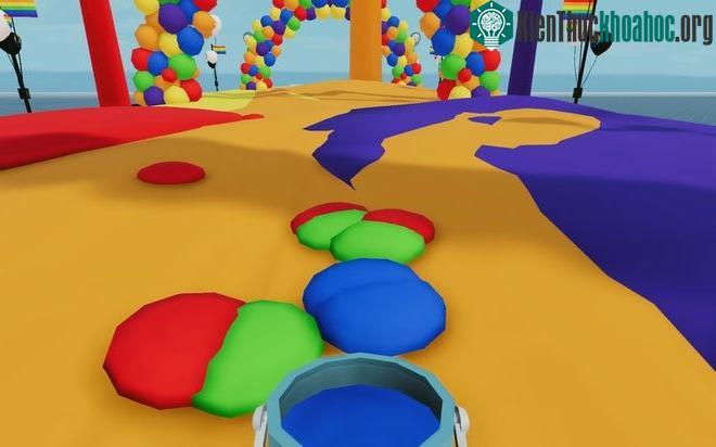 Nơi tổ chức diễu hành tháng tự hào bên trong Decentraland.