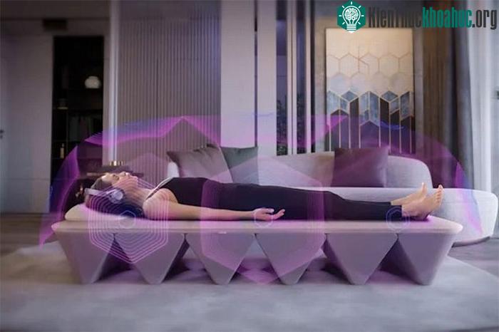 Chiếc giường cao cấp mới sử dụng công nghệ "SoundHealing"