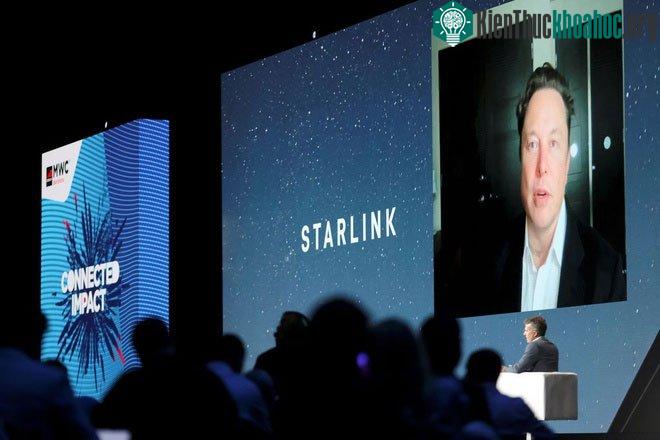 Elon Musk nói về tương lai của Starlink tại MWC 2021.