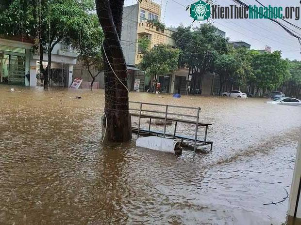 Ngập úng diễn ra nhanh nên nhiều gia đình không kịp đối phó