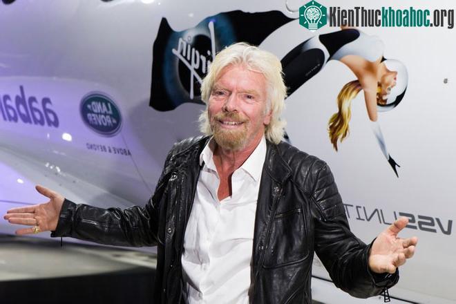 Chân dung tỷ phú Richard Branson.