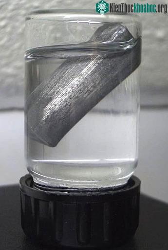 Lithium nổi trong dầu.