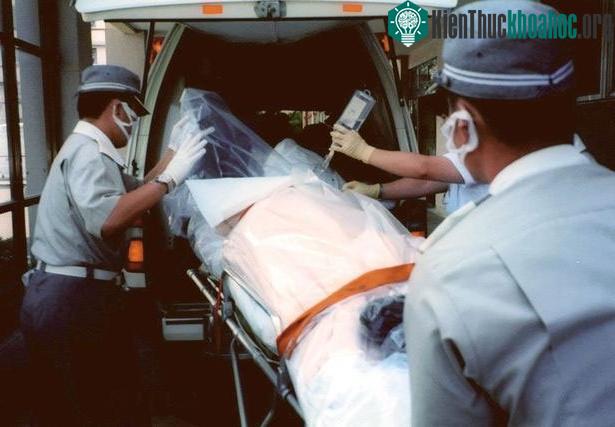 Ouchi là người bị nhiễm phóng xạ nặng nhất trong số 3 người có mặt trong căn phòng.