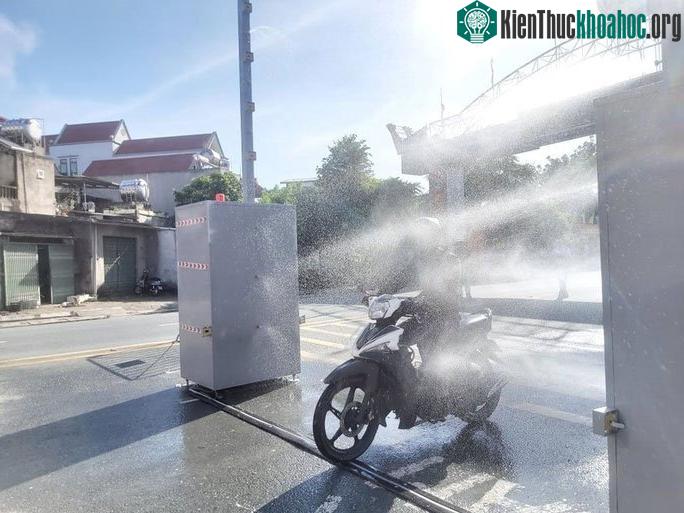 Hệ thống máy phun khử khuẩn tự động có thể hoạt động 24/24 giờ