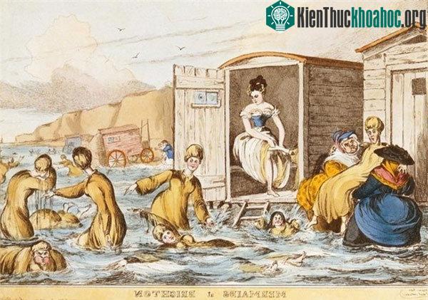 Áo choàng tắm được sử dụng để tắm công cộng