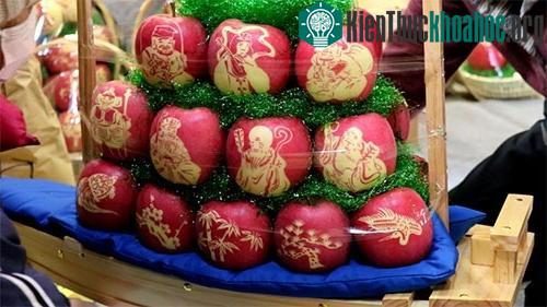 Các giống táo Mutsu hay Stark Jumbo thích hợp nhất để áp dụng kỹ thuật Mojie Ringo.