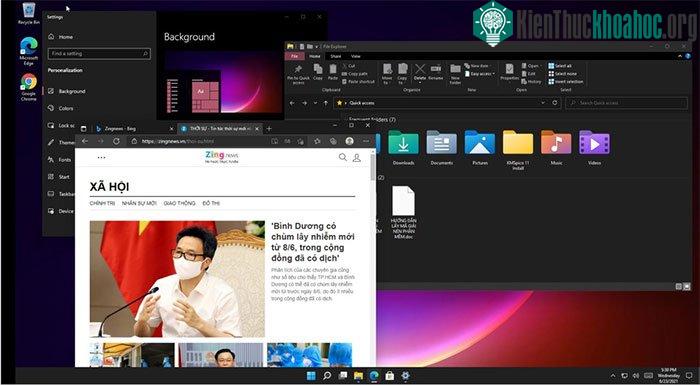 Hoạt ảnh và hiệu ứng âm thanh thay đổi