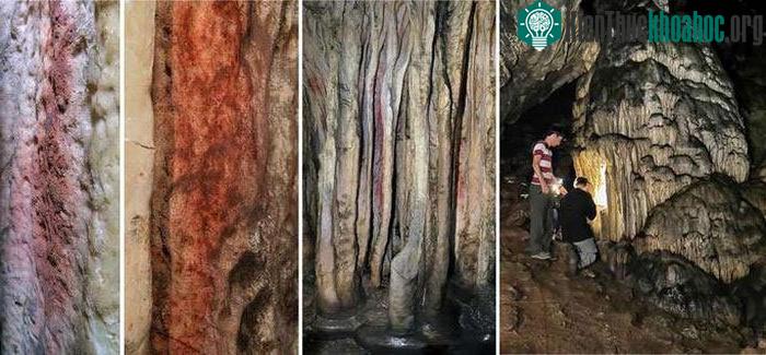 Một số khu vực có tranh tường trong hang động Neanderthals