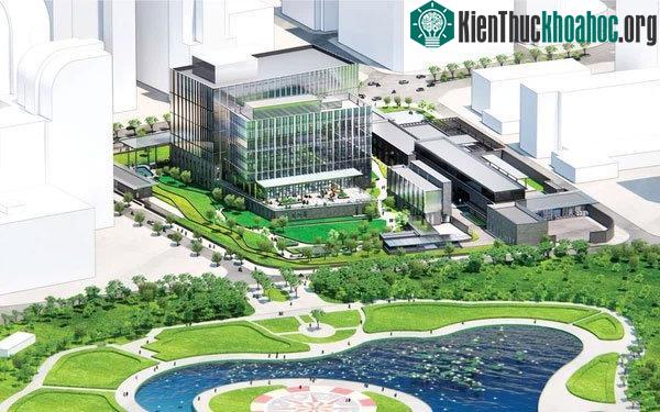Khu phức hợp Đại sứ quán Mỹ mới tọa lạc ở quận Cầu Giấy.