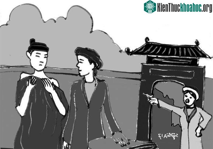 Cảnh Uông Sĩ Đoan bị vợ lột hết đồ.