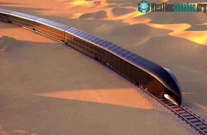 G Train có thiết kế bằng kính thông minh chuyển từ mờ sang trong suốt.