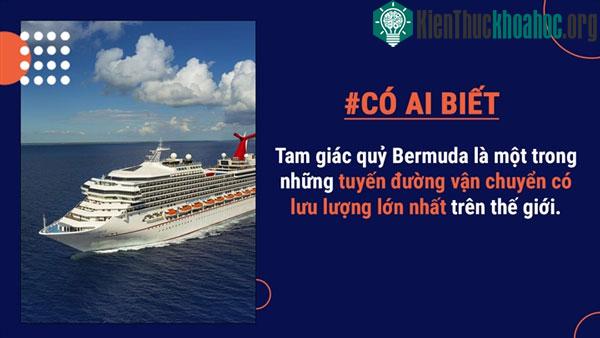 Mặc cho những lời đồn thổi, tam giác quỷ Bermuda duy trì lưu lượng truy cập lớn hàng ngày, cả đường biển và đường hàng không