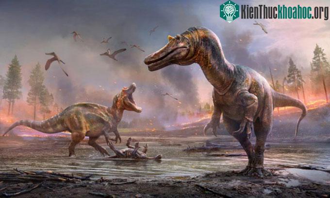 Khủng long Ceratosuchops inferodios (trái) và Riparovenator milnerae (phải).