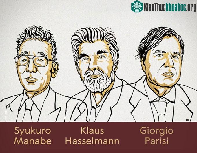 Ba nhà khoa học nhận giải Nobel Vật lý 2021 ảnh 0