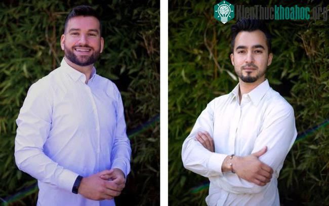Aaron Schaller (trái) và Darko Mandich (phải)