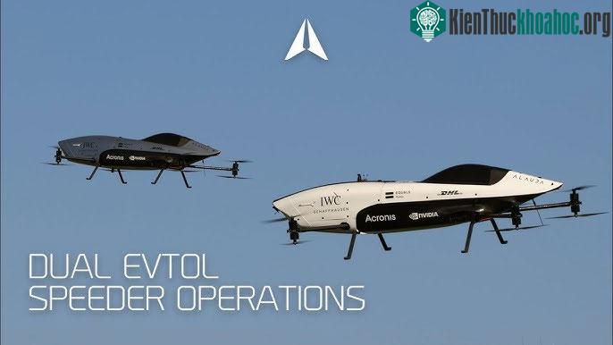 Airspeeder là xe bay điện 8 cánh quạt do công ty Australia Alauda Aeronautics phát triển.
