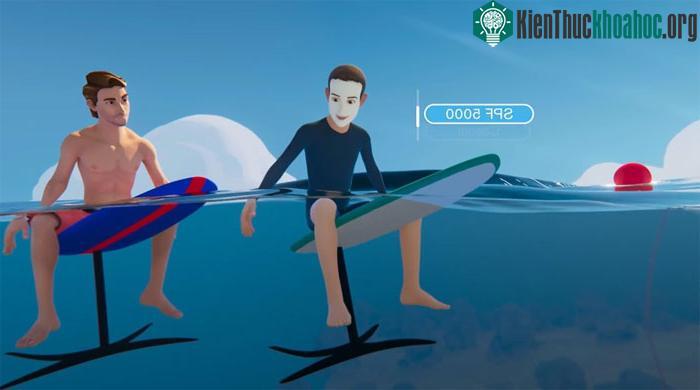 Mark Zuckerberg minh họa bằng hình ảnh bản thân trong thế giới ảo