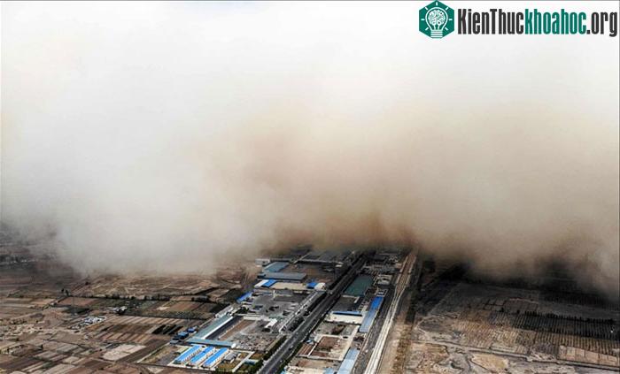 Đợt bão cát lịch sử tấn công Trung Quốc và Mông Cổ hồi tháng 4/2021.