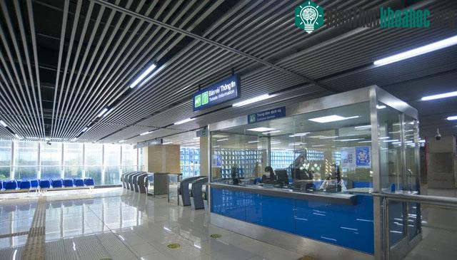 Quầy bán vé tại sẵn sàng đi vào hoạt động.