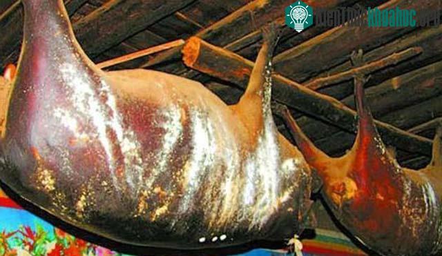Thịt lợn thối treo thời gian càng lâu, hương vị càng độc đáo và quý hiếm