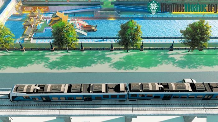 Hình ảnh mô phỏng “Công viên Lịch sử - Văn hoá - Tâm linh" sông Tô Lịch ảnh 6