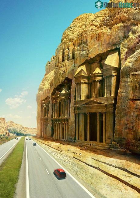 Đền thờ Lớn ở Petra