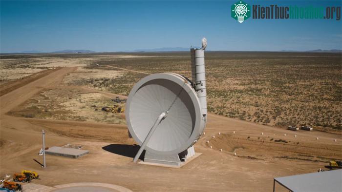 Thử nghiệm phóng đầu tiên của SpinLaunch tại New Mexico, Mỹ, hôm 22/10.&nbsp;