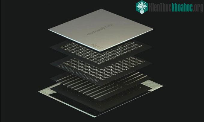 Cấu tạo của chip lượng tử Eagle.