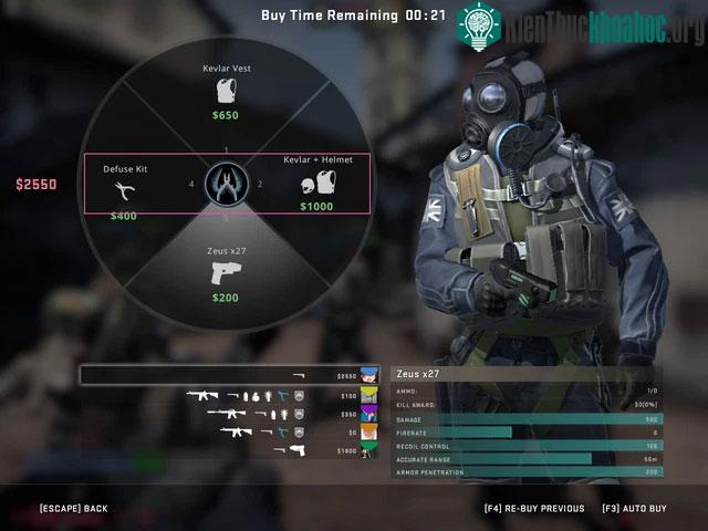Bộ combo chống đạn "giáp 82" trong Counter Strike.