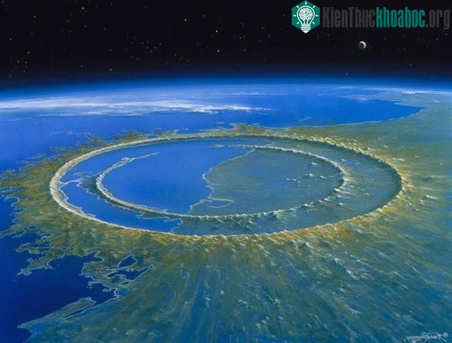 Hố thiên thạch Chicxulub.
