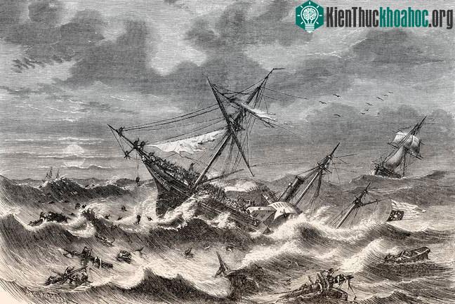 Con tàu SS Trung Mỹ bị chìm vào năm 1857.